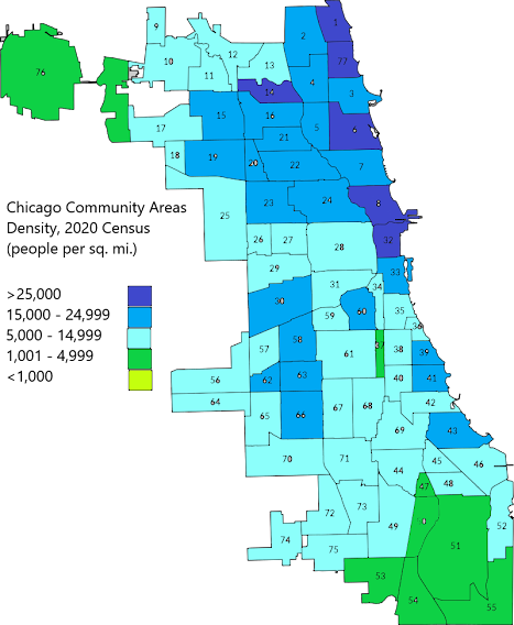 Chicagos Density In 2020
